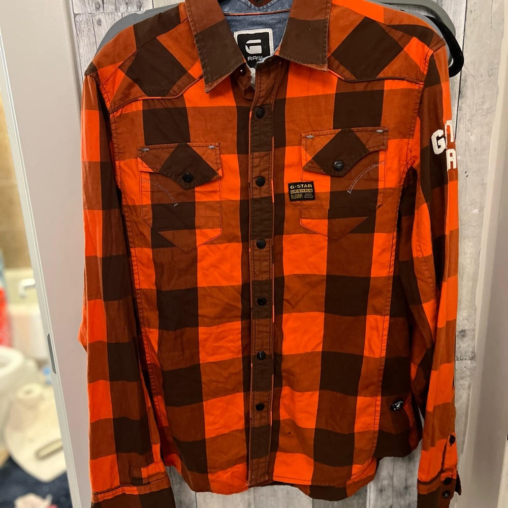 Gstar checkerboard shirt